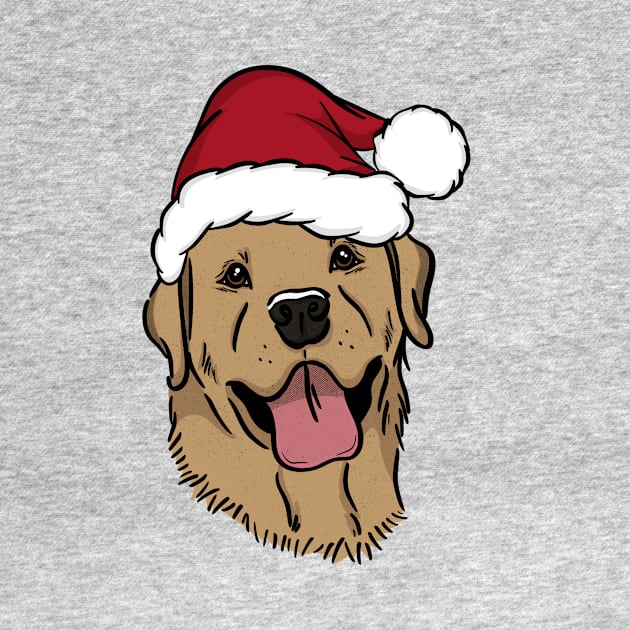 Santa Yellow Labrador by rmcbuckeye